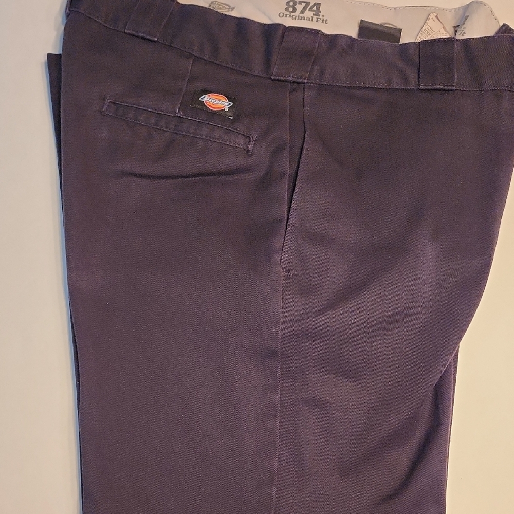 Dickies 874 Men's Black Chinos Size 36 X 31